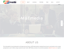 Tablet Screenshot of mbtmedia.com